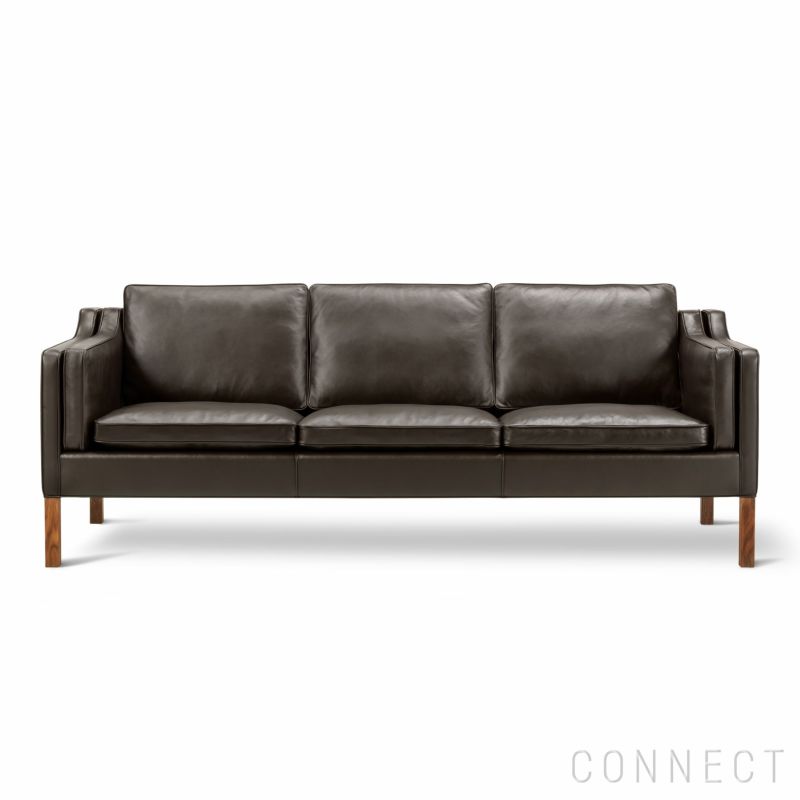 【ソファキャンペーン対象】FREDERICIA（フレデリシア） / Mogensen 2213 Sofa（モーエンセンソファ） / Model 2213 / ウォルナット材・オイル仕上げ / Organic 906 / 3人掛け