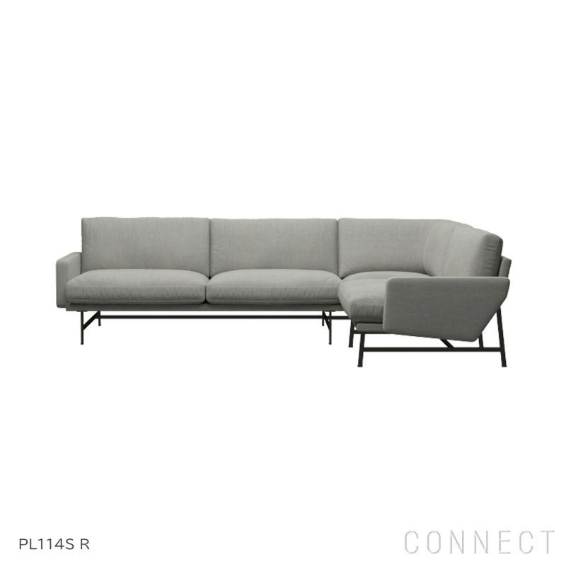 【ソファキャンペーン対象】FRITZ HANSEN（フリッツ・ハンセン） / LISSONI（リッソーニソファ） / PL114S R（右用） / 4シーター コーナーソファ / Sunniva 153（スニバ）ライトグレー《AJクッションプレゼント》