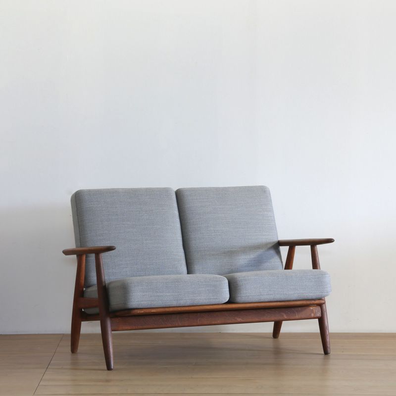 【ソファキャンペーン対象】Hans J. Wegner（ハンス J. ウェグナー） / GE240 2シーター（vd2010-106）【北欧ヴィンテージ】*