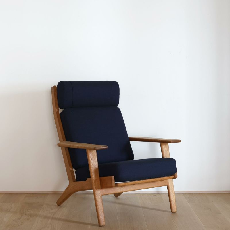 Hans J. Wegner（ハンス J. ウェグナー） / GE290Aハイバック イージーチェア（vd2211-01-04）【北欧ヴィンテージ】*