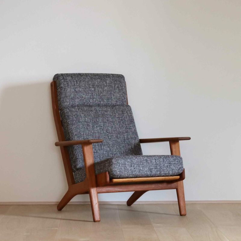 Hans J. Wegner（ハンス J. ウェグナー） / GE290Aハイバック イージーチェア（vd2211-01-02）【北欧ヴィンテージ】*