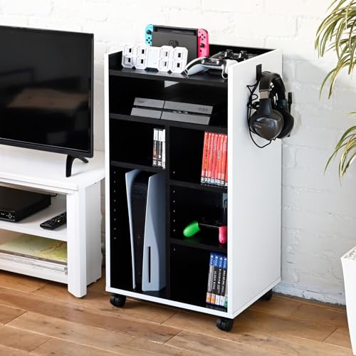 山善(YAMAZEN) ラック ゲーム機 収納ラック プリンターラック