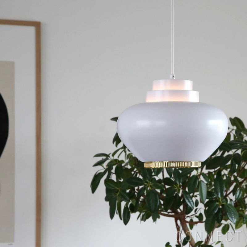 Artek（アルテック） / A333 Pendant Lamp “Turnip“（ペンダント カブ） / ホワイト×ブラス