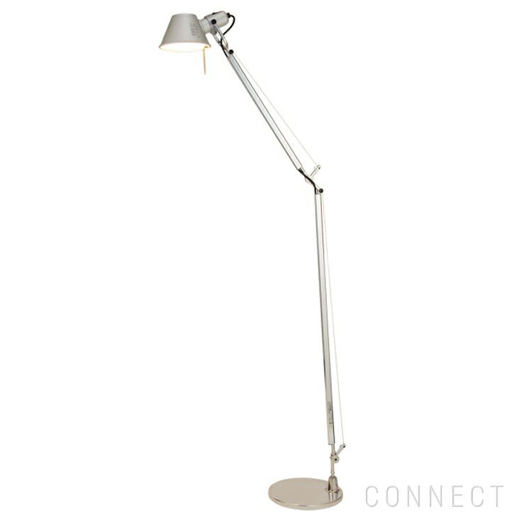 【スマート電球プレゼントキャンペーン】【ポイント10倍】Artemide（アルテミデ） / Tolomeo Reading Floor Silver（トロメオ リーディング フロア シルバー） / フロアランプ【電球タイプ】