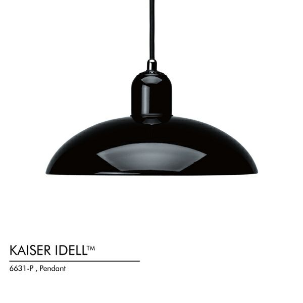 【PK展pt10倍】FRITZ HANSEN（フリッツ・ハンセン） / KAISER idell（カイザー・イデル） / ブラック / ペンダント《LED電球プレゼント》