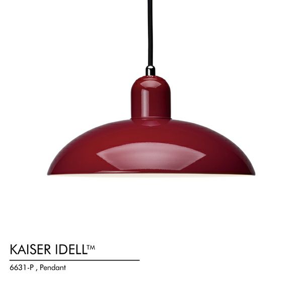 【PK展pt10倍】FRITZ HANSEN（フリッツ・ハンセン） / KAISER idell（カイザー・イデル） / ルビーレッド / ペンダント《LED電球プレゼント》