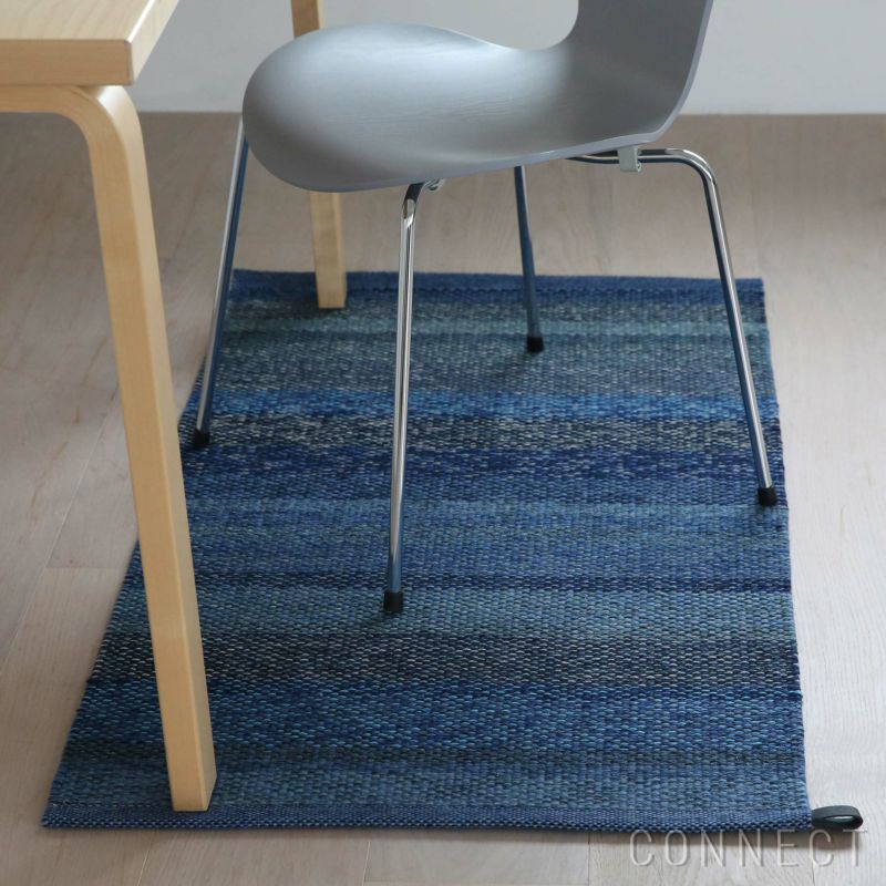 【在庫有り・即納可】KASTHALL（カスタール） / HARVEST（ハーベスト）/ブルー（70cm×120cm） / 1015703 / ラグ