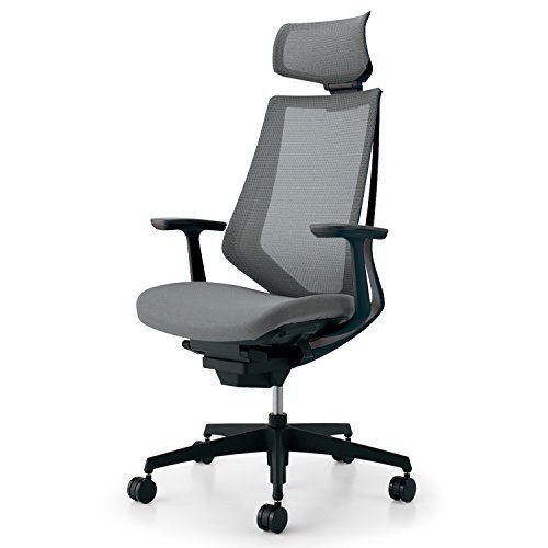 【組立無料】 コクヨ デュオラ イス オフィスチェア ソフトグレー メッシュ ヘッドレスト デスクチェア 事務椅子 シンプルデザイン多機能チェア CR-G3005E6KZE3-W