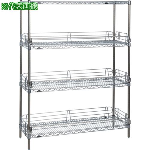 ■ERECTA エレクターシェルフ スーパーシリーズ 落下防止ワイヤーシェルフ W1212mmxD460mmxH2197mm 6段 〔品番:MS1220P2200W6L4〕【6224356:0】[送料別途見積り][法人・事業所限定][外直送][店頭受取不可]