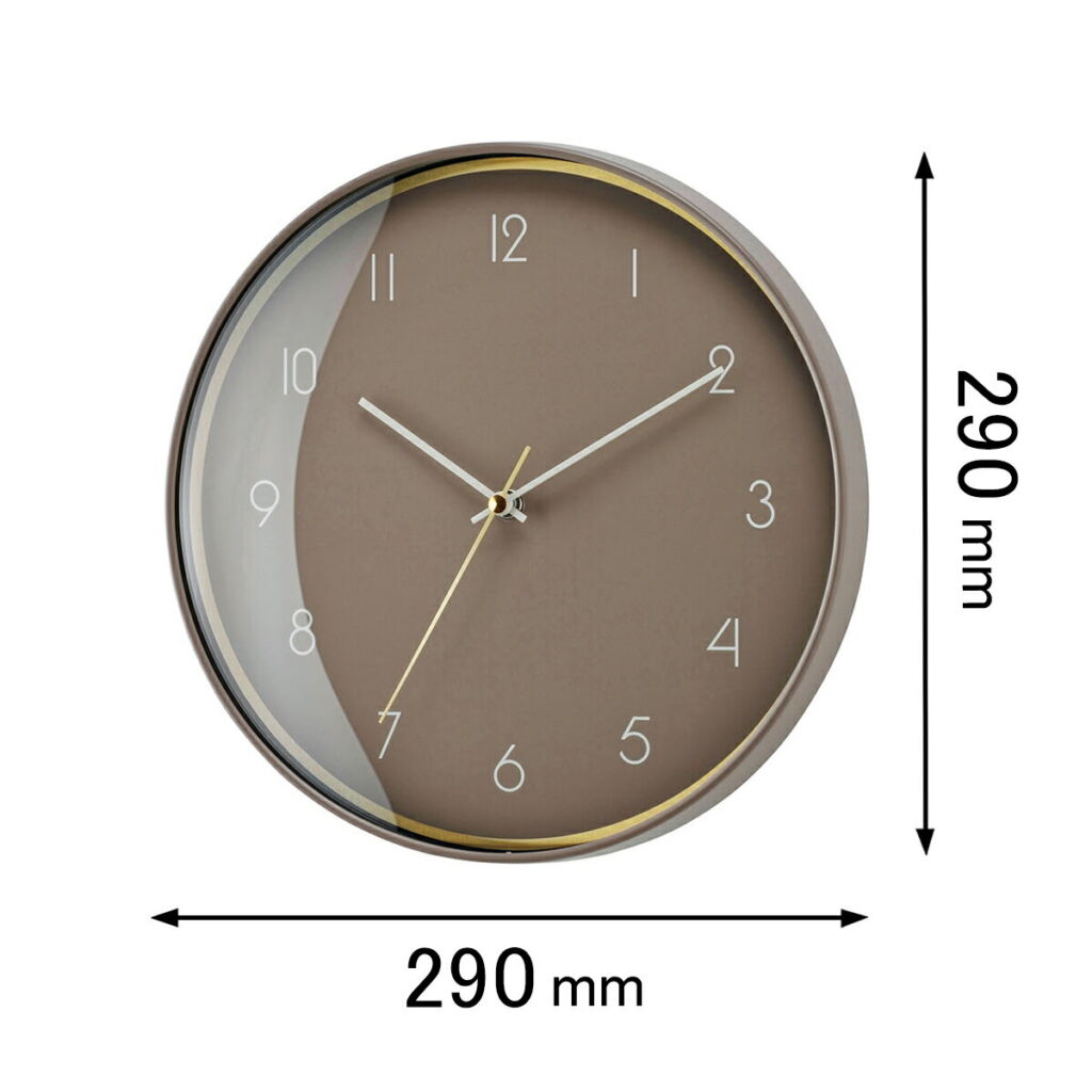 インターフォルム 掛け時計 INTERFORM ウォールクロック Niels ニルス ブラウン CL-4258BN [CL4258BN]【返品種別A】