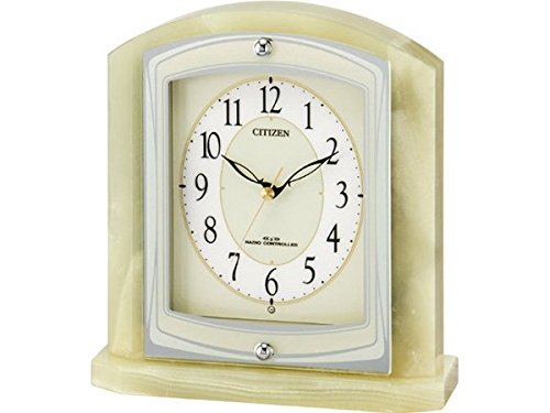 【送料無料】CITIZEN (シチズン) 置き時計 電波時計 パルラフィーネR400 オニックス枠 8RY400-005 ■送料無料※北海道・九州・沖縄・離島は別途送料(1080円〜2160円)