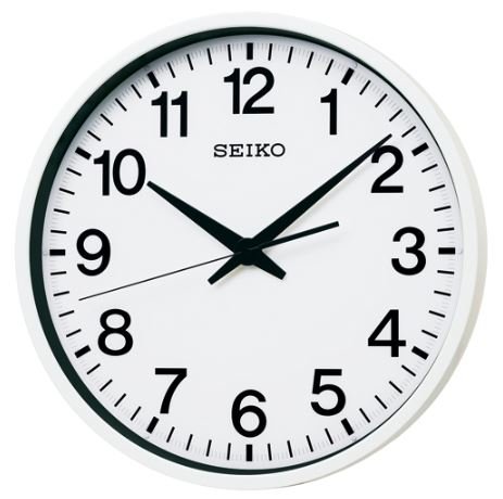 【送料無料】SEIKO CLOCK (セイコークロック) 掛け時計 衛星電波 アナログ 防湿・防塵型 金属枠 白 GP201W ■送料無料※北海道・九州・沖縄・離島は別途送料(1080円〜2160円)