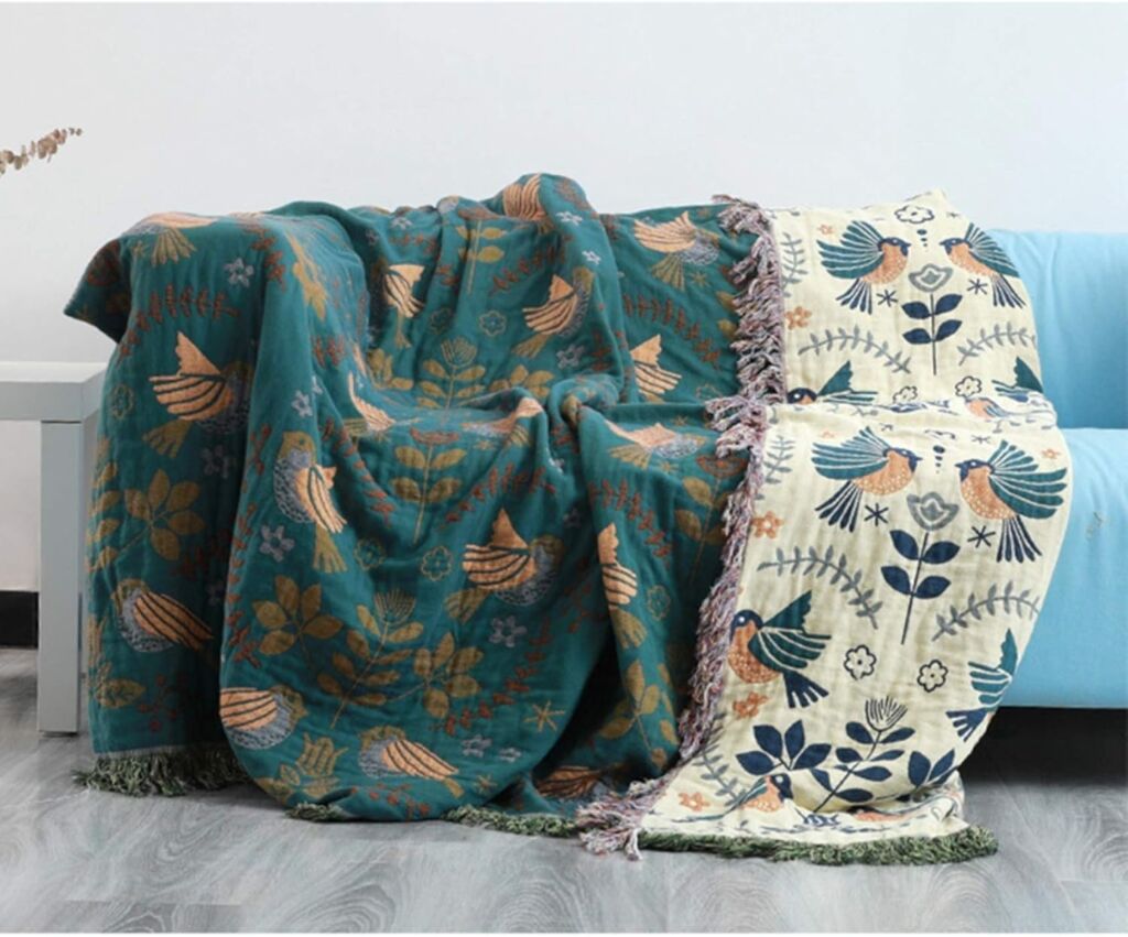 マルチカバー 北欧 ソファーカバー 長方形 おしゃれ マルチカバー ソファー 肘付き 肘なし テーブルクロス ブルー ブランケット ひざ掛け ベッド ソファー カバー シンプル 年中使用 150*20