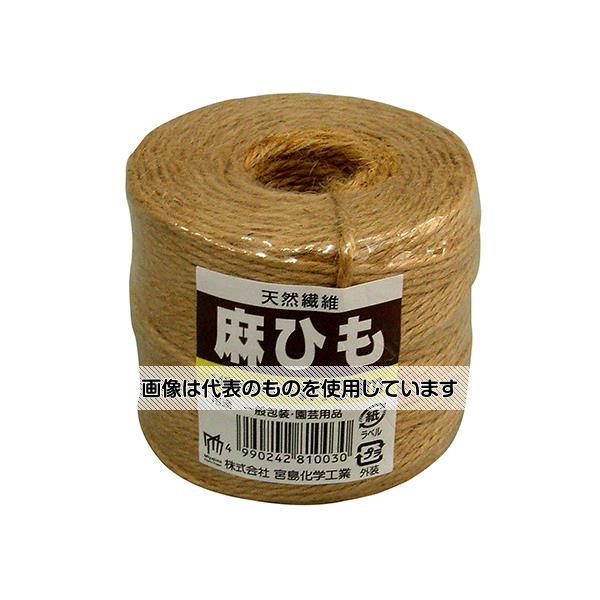 宮島化学工業 麻紐 茶 1.5mm×100m Y003 入数:1巻