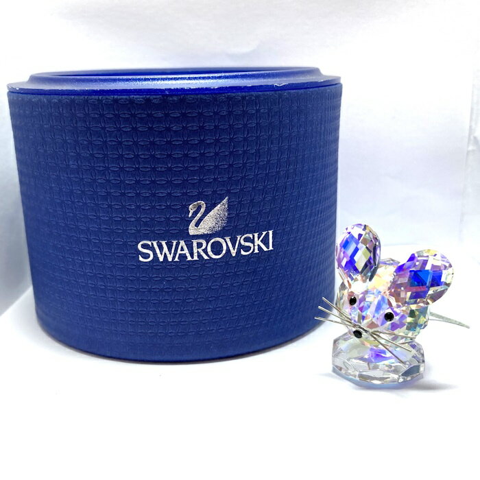 【5%OFF】SWAROVSKI 置物 レプリカマウス ねずみ 2015年度限定品 5134826 [jgg]【中古】