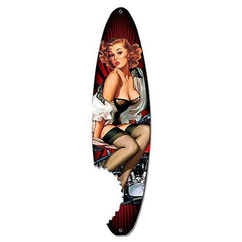 スティール サイン (スチール サイン)Pin Up Surfboard PT-SM-534