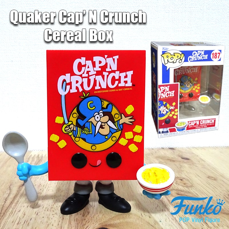 フィギュア FUNKO Quaker Cap’ N Crunch キャプテンクランチ かわいい アメリカン 雑貨 シリアルボックス グッズ 可愛い インテリア おもちゃ 子供 店舗 人気 置物