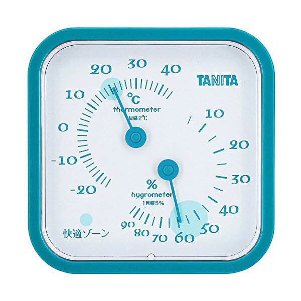 【10個セット】 タニタ TT-557-BL 温湿度計 温度 湿度 アナログ 壁掛け 卓上 マグネット ブルー TT-557 BL Tanita 松吉医科器械 アナログ温湿度計 品番 健康器具