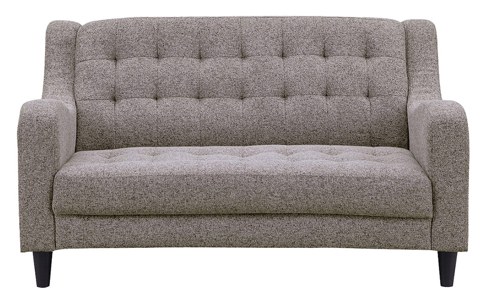 カフェ風のクラシックモダンデザイン 2人掛け 【グレー】 [幅122]