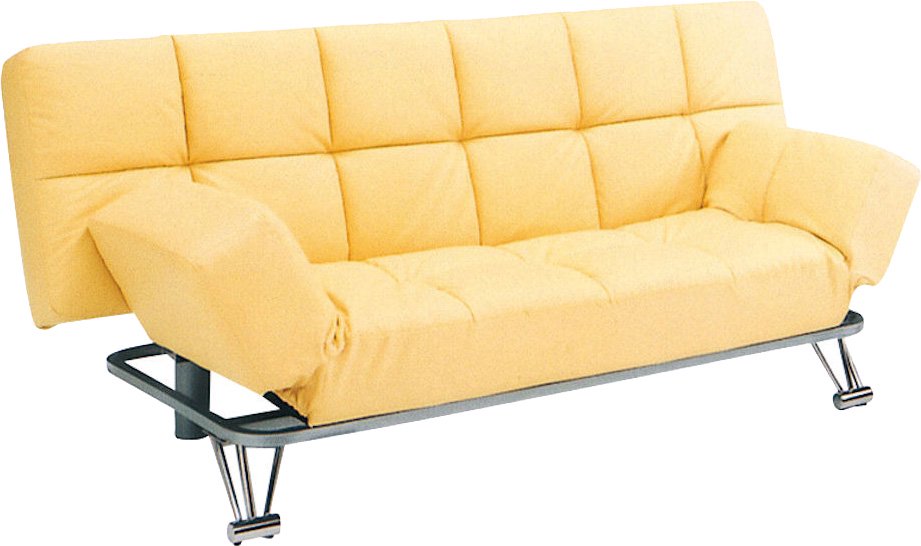 ３人掛けのソファベット　背もたれと両サイドの肘掛けも可動タイプ 【ベージュ】 [幅184]■【欠品中】 次回入荷予定：12月中旬〜12月下旬