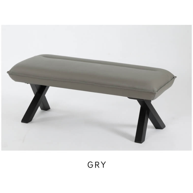 クレマ 110ベンチ （ダイニングベンチ/リビング/ダイニング/ベンチ/長椅子/北欧/モダン/PVC/食卓テーブル/ウレタン塗装/幅110cm/サンキコーポレーション）