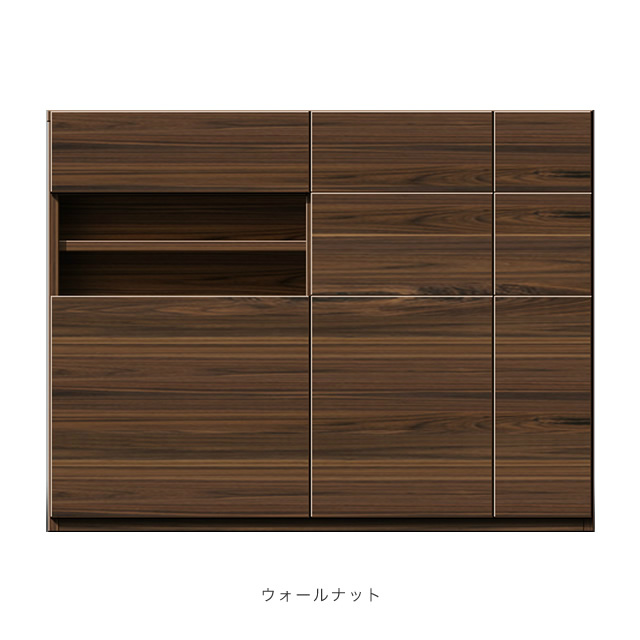 【開梱設置サービス】大容量リビング収納シリーズ パッチ2 サイドボード 幅110cm