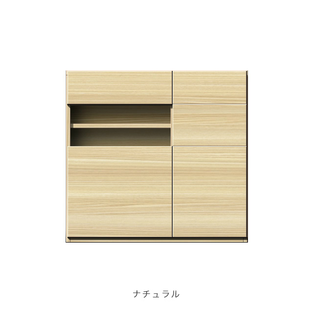 【開梱設置サービス】大容量リビング収納シリーズ パッチ2 サイドボード 幅90cm