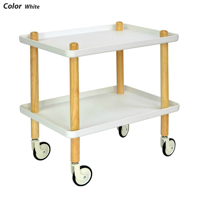 キッチンワゴン トレイワゴン スウィング 2段