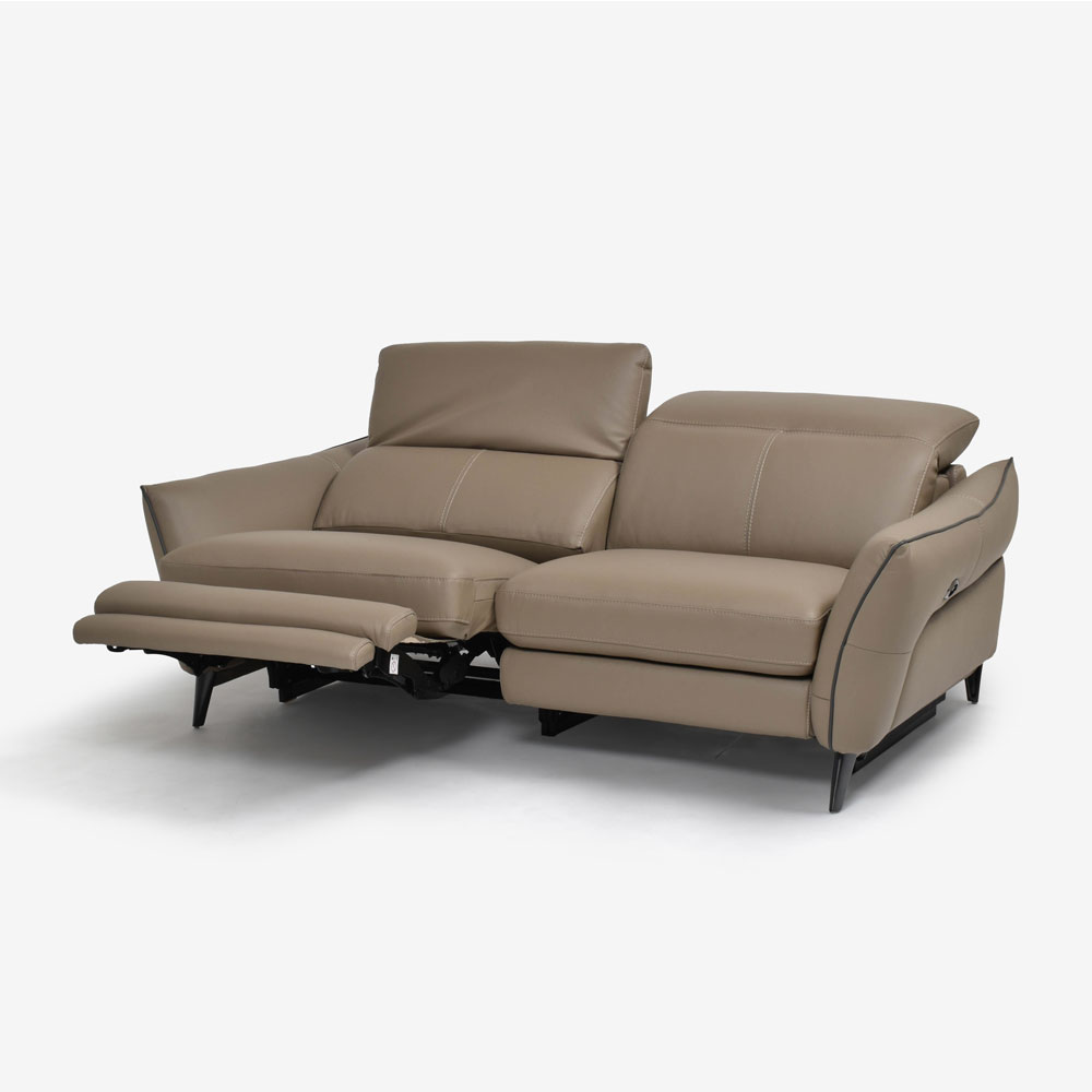 電動リクライニングソファ「L/S Motion 62（エルエスモーション62）」3人掛け 幅192cm 革パインバーク色 #H-513E