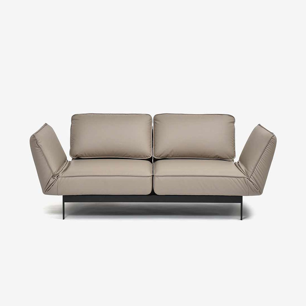 ROLF BENZ（ロルフベンツ）ソファ「MERA-N メラN」幅200cm 革#36.404 グレーベージュ色