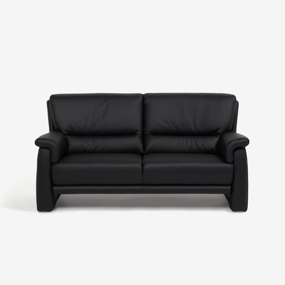 himolla（ヒモラ）ソファ 2.5人掛け「ベルク model.9002」幅165cm 革#33 ブラック色