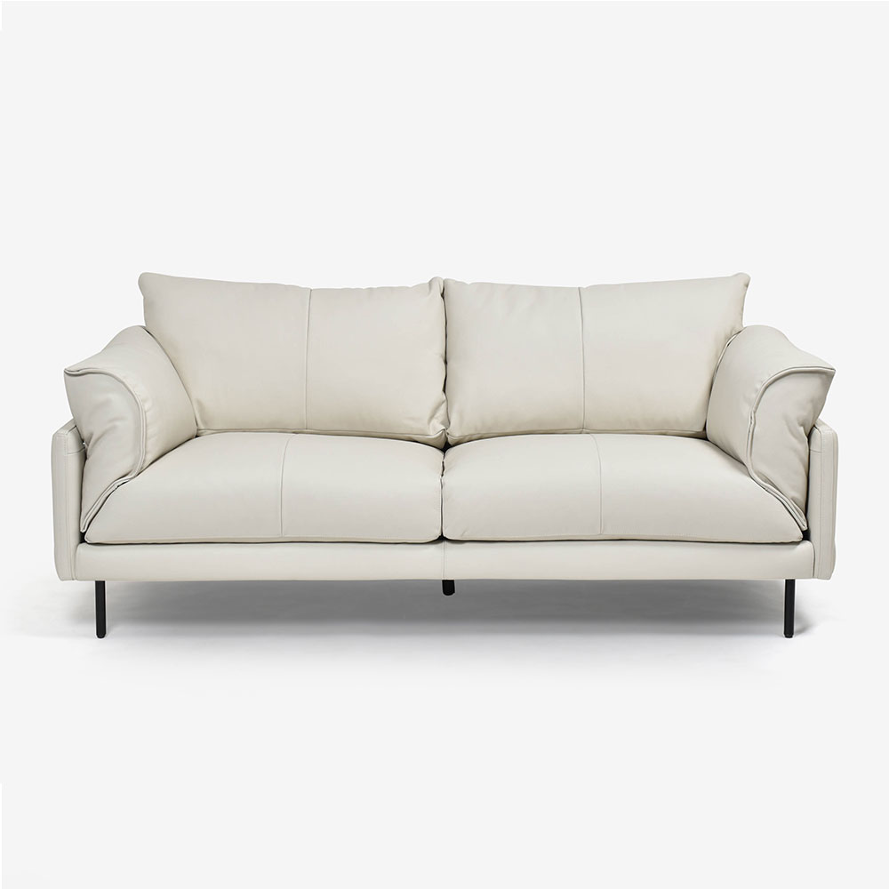 CORIUM（コリウム）ソファ 3人掛け 「ジェローム model.CO-0566」幅206cm 革#CO-JBE529E フロスト