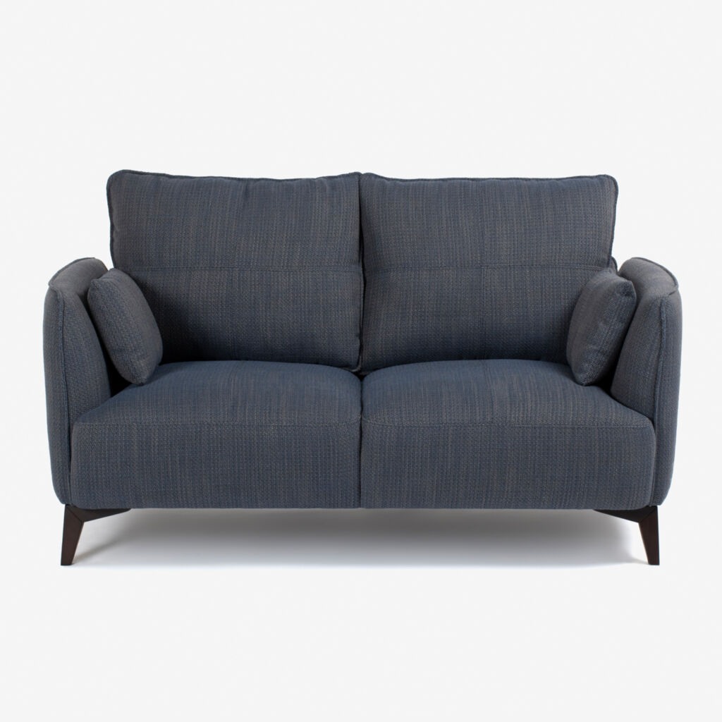 ラブソファ「アローナ」幅160cm 2人掛け 布ネイビー色 #H5709-10