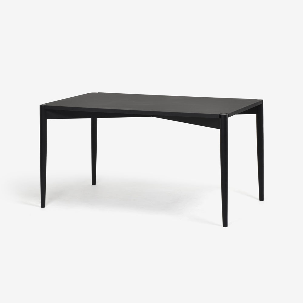 秋田木工 ダイニングテーブル「リュッケ」ブナ材 WLBK色 全2サイズ