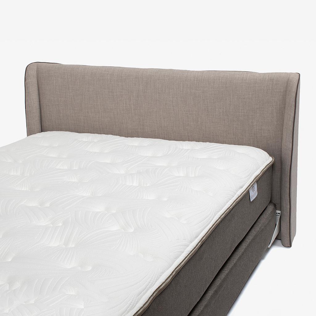 ヘッドボード「シルファC」布グレー色