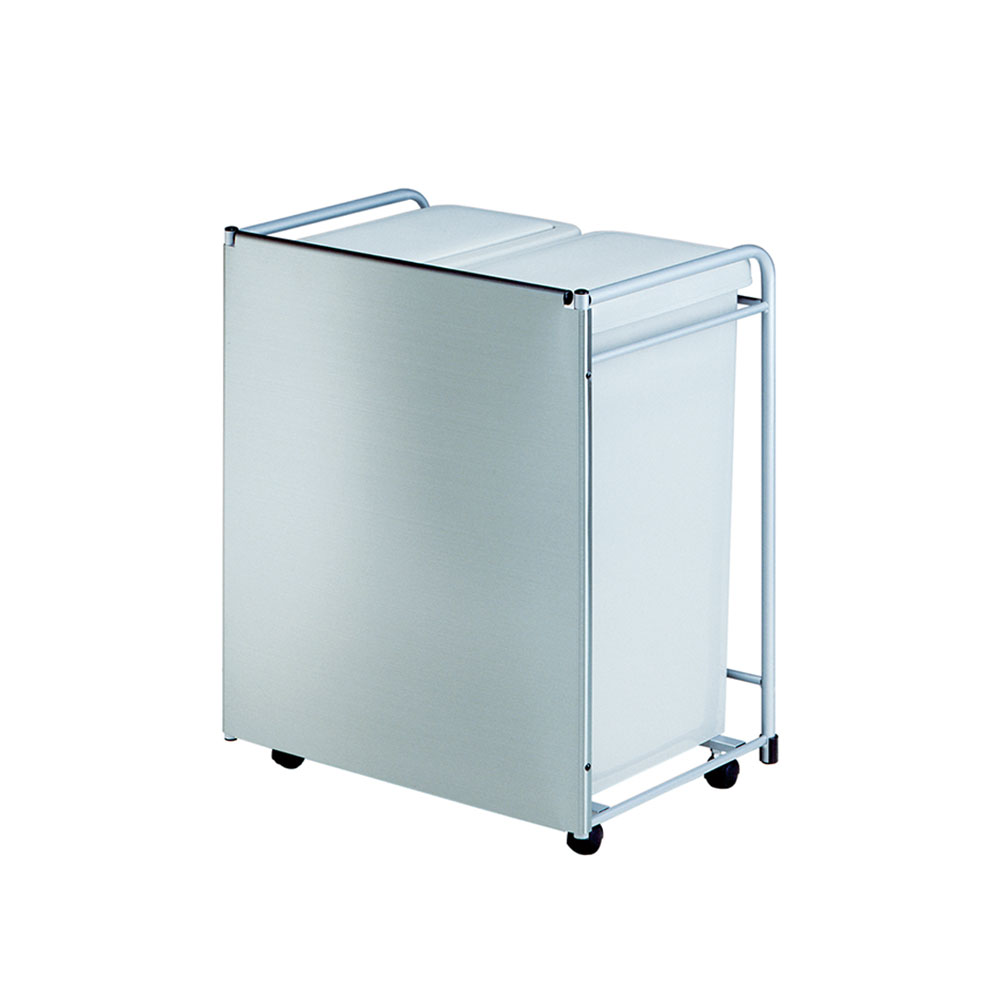 AYANO（綾野製作所）オプションダストボックスワゴン「WS-51W」32L×2個付き