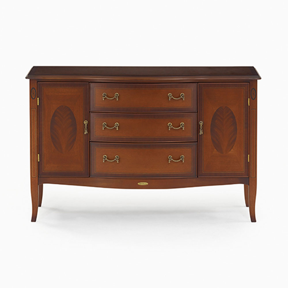 チェスト「ベネチア」幅120cm マホガニー材