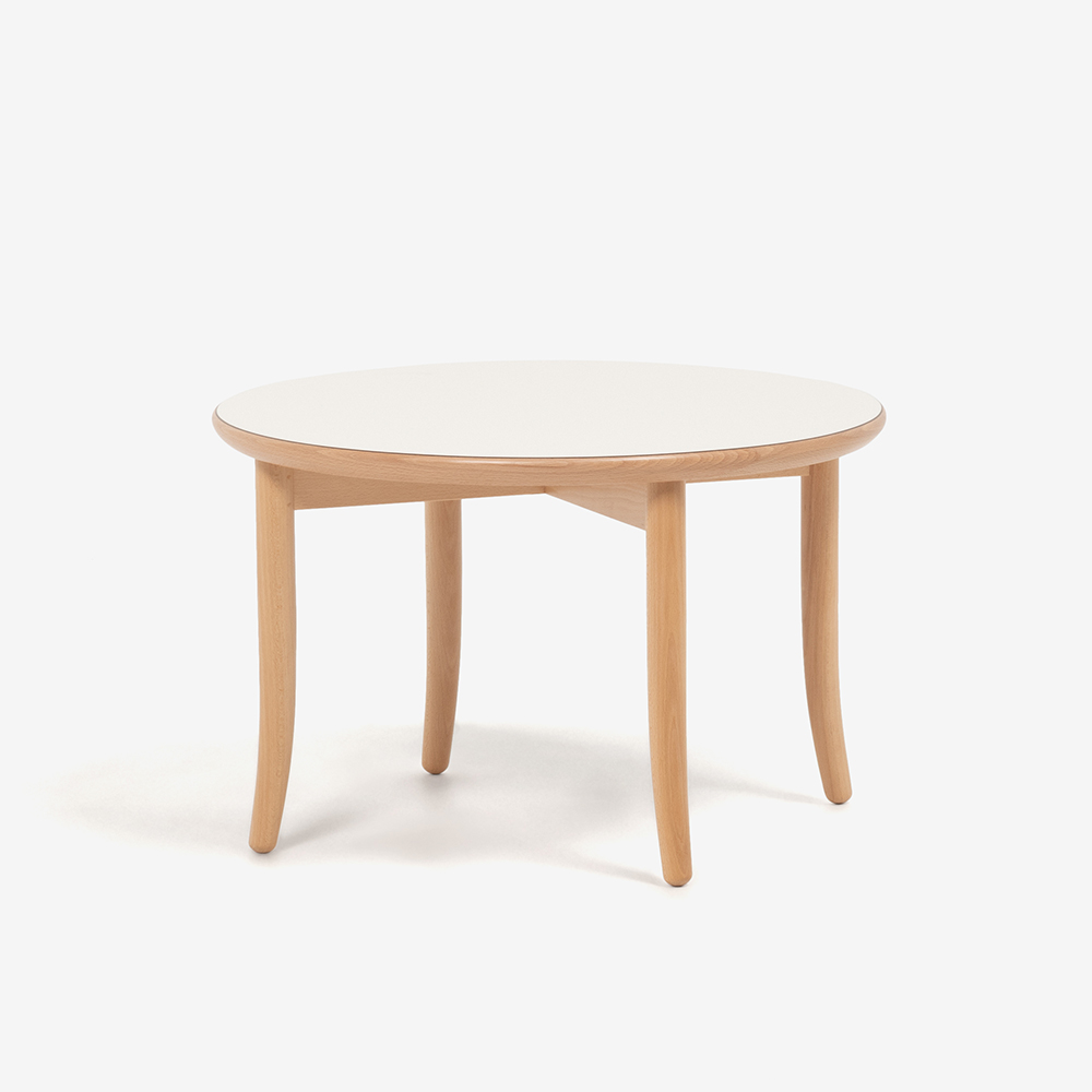 秋田木工 キッズテーブル 「T-101」ブナ材ナチュラル色 天板メラミン化粧板【セール対象品のため20%OFF】