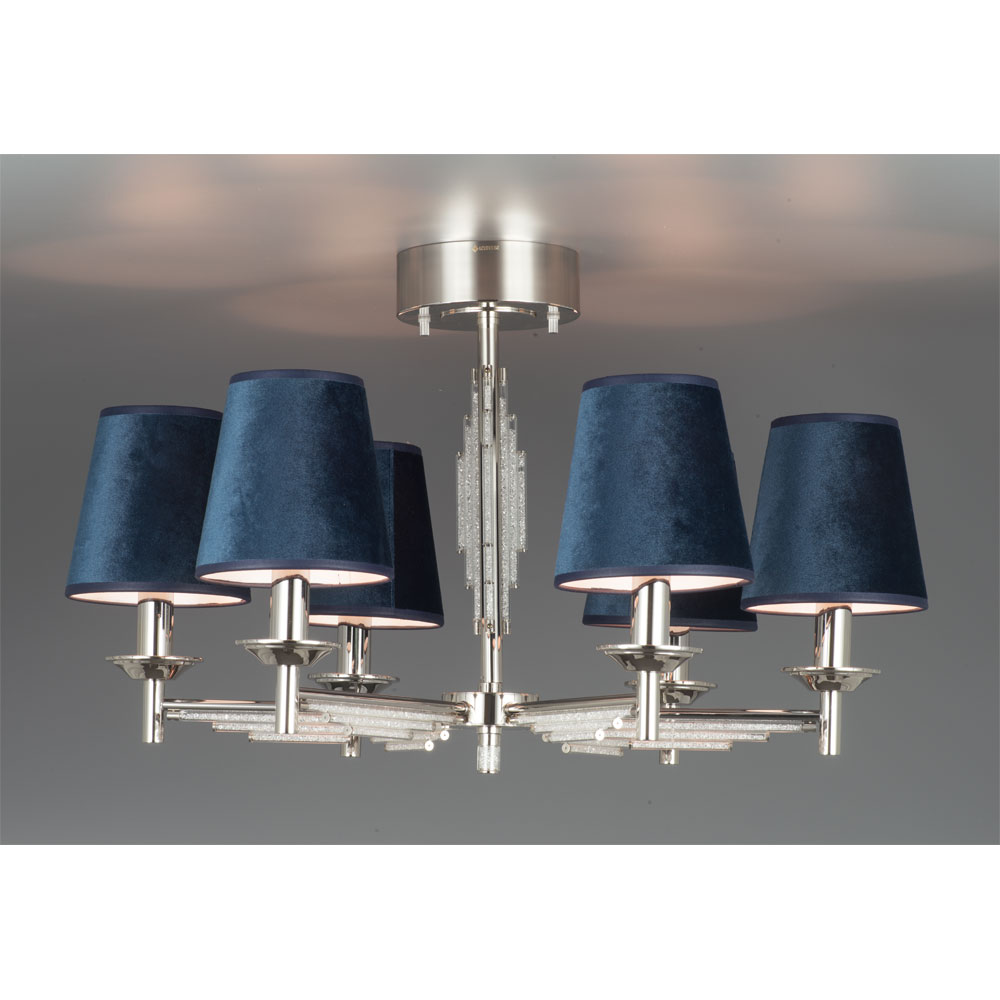 シャンデリア「KUT-FEL-ZW/6SCH」約6〜8畳用 ランプ別売