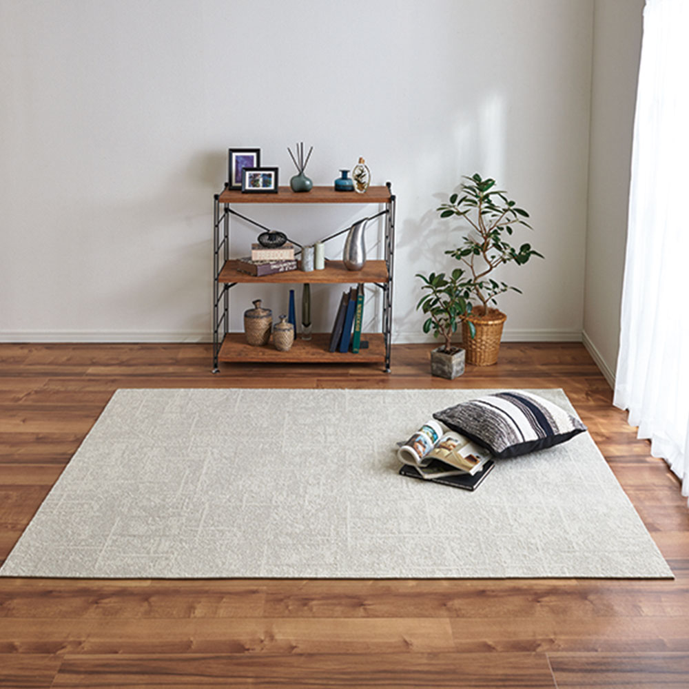 ユニットラグ「トランスミット2」50X50cm 6枚組 全5色 防炎