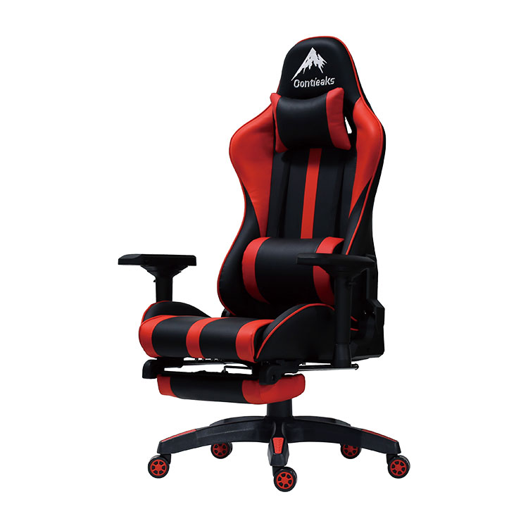 ルセル V3 ゲーミングチェア 4Dアームレスト オットマン付 135度 合成皮革 グリーン