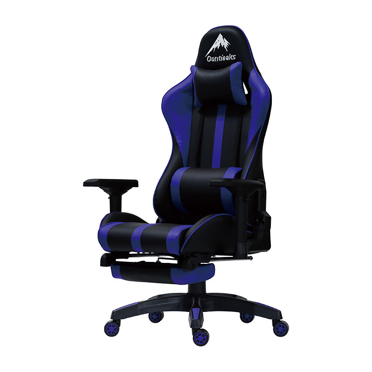 ルセル V3 ゲーミングチェア 4Dアームレスト オットマン付 135度 合成皮革 グリーン