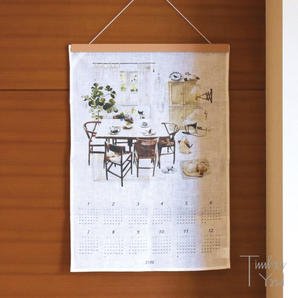 【ONLINE限定】2025 リネンカレンダー / 居心地のいい部屋 / 2025 LINEN CALENDAR MY COZY ROOM / fog linen work（フォグリネンワーク）/ 正規販売店