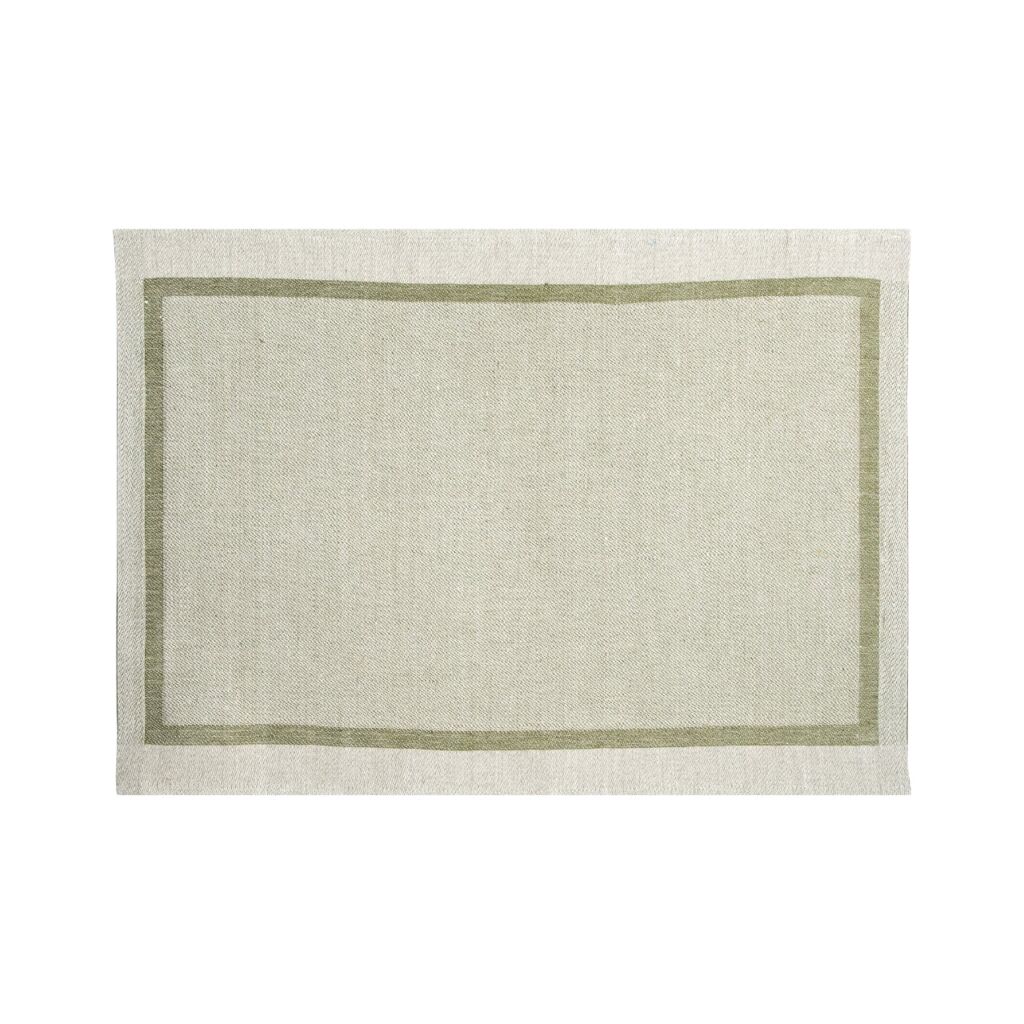 LAINA placemat / linen-olive / 46x32cm / リネン 100％ / ライナ プレイスマット / LAPUAN KANKURIT（ラプアン カンクリ）