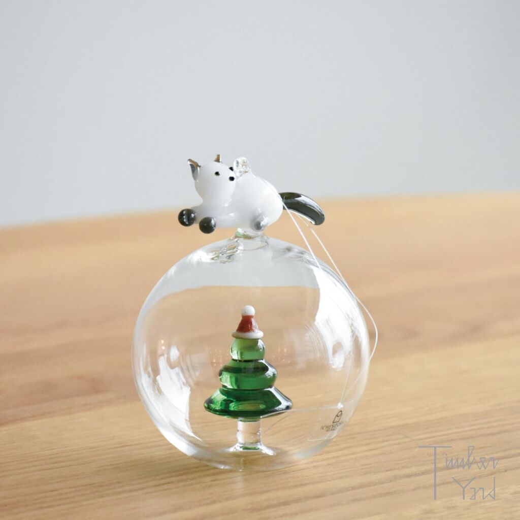 【ONLINE限定】クリスマスボール キャットクリスマスツリー / Φ8cm / Tabby Cat Christmas Edition / Christmas ball cat-xmas tree / ICHENDORF MILANO(イッケンドルフ ミラノ）/ クリスマスオーナメント / 正規販売店