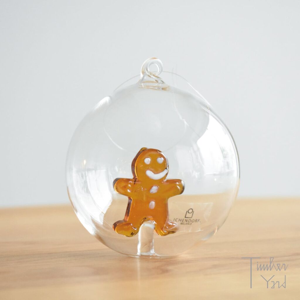 【ONLINE限定】クリスマスボール ジンジャーブレッド / Φ8cm / Sweet＆Candy / Christmas ball gingerbread / ICHENDORF MILANO(イッケンドルフ ミラノ）/ クリスマスオーナメント / 正規販売店