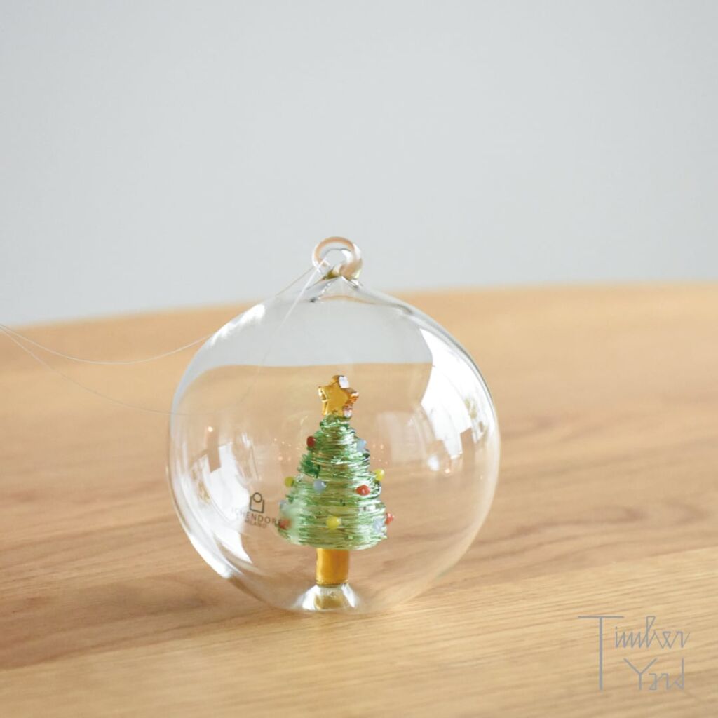 【ONLINE限定】クリスマスボール ツリーグリーンスター / Φ8cm / Christmas Tales / Christmas ball tree green-star / ICHENDORF MILANO(イッケンドルフ ミラノ）/ クリスマスオーナメント / 正規販売店