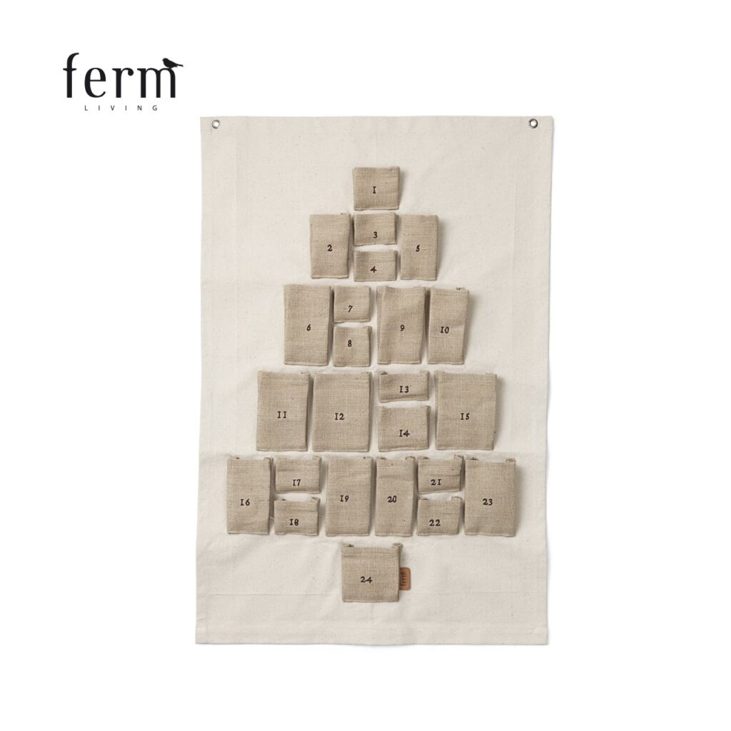 【ONLINE限定】Pine Christmas Calendar - Mini - Natural / パイン クリスマスカレンダー - ミニ - ナチュラル / ferm LIVING（ファームリビング）/ アドベントカレンダー / ユールカレンダー / 正規販売店