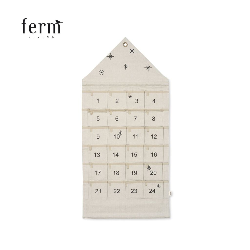 【ONLINE限定】Star Christmas Calendar - Sand / スター クリスマスカレンダー / ferm LIVING（ファームリビング）/ アドベントカレンダー / ユールカレンダー / 正規販売店