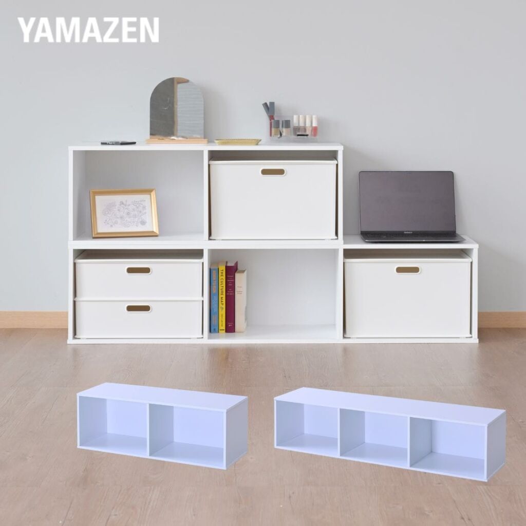 【10％オフクーポン対象】カラーボックス 横向き 2列/3列 1段 (幅82/122.5 奥行29 高さ30cm) CSWR-3080 / CSWR-3012 山善 YAMAZEN
										
											【会員登録でクーポンGET】